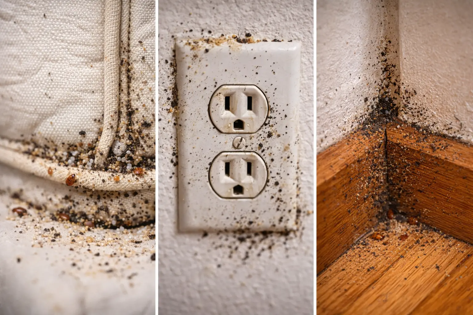 Ágyi poloska búvóhelyek